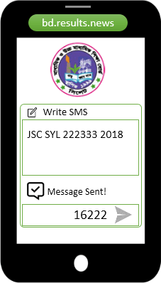 Sylhet Board JSC Result 2024 SMS