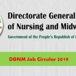 Directorate General Of Nursing & Midwifery Job