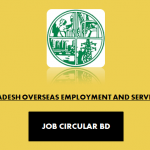 Bangladesh Overseas Employment and Services Ltd Job Circular