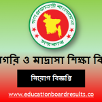 Technical and Madrasah Education Division Job Circular